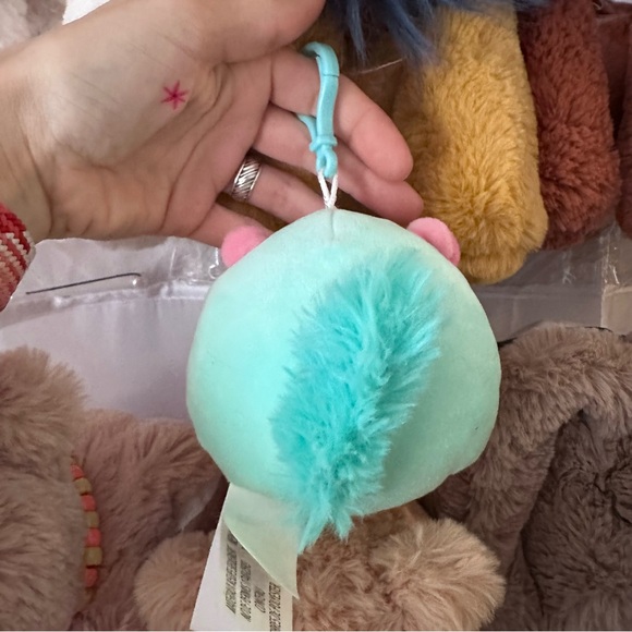 Squishmallows Chipmunk Clip Keychain Spring Squirrel - Picture 2 of 2